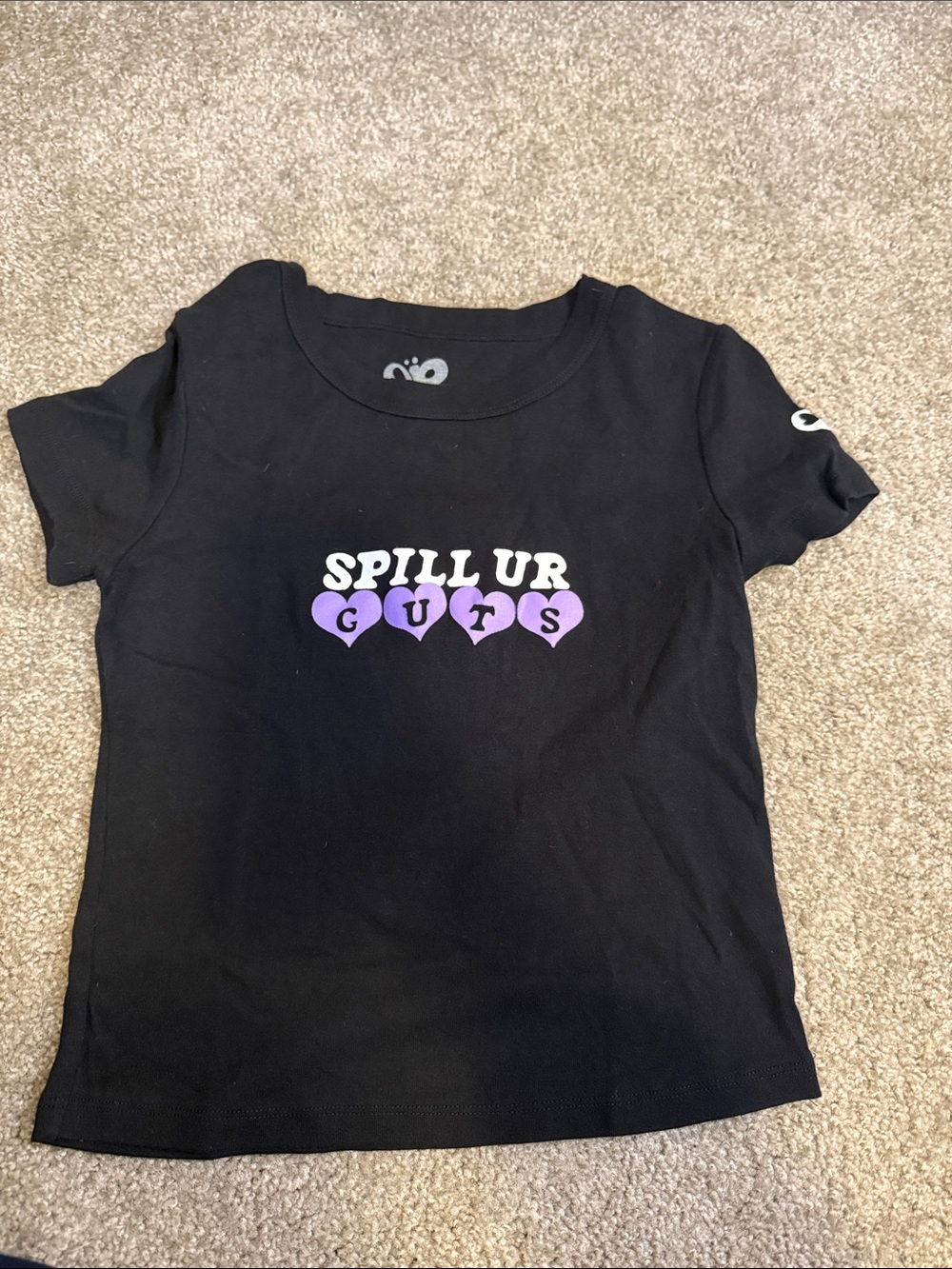 Olivia Rodrigo spill ur guts baby tee